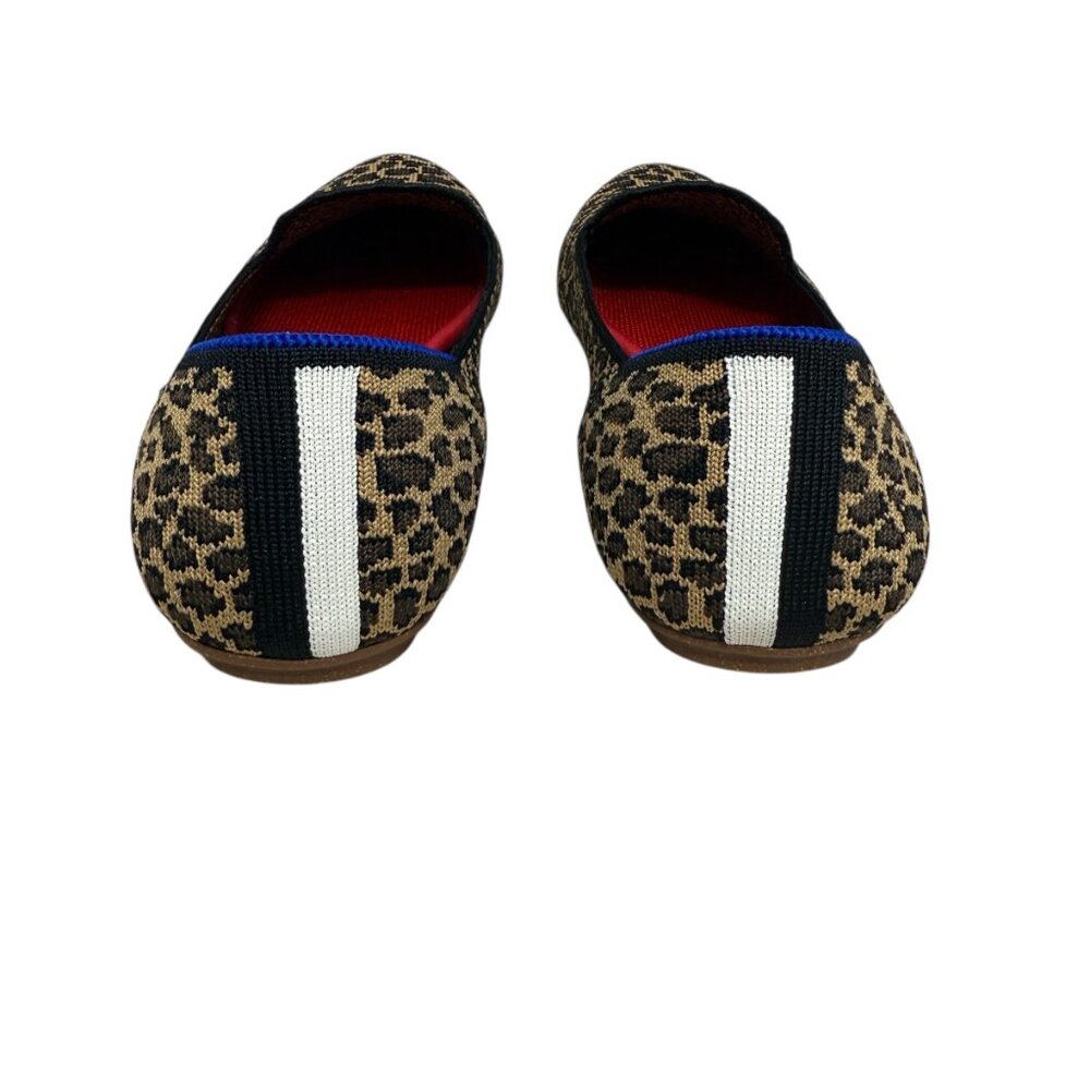 Rothy's The Loafer Little Cat Leopard Animal Print Ballet Flats women's size 9.5 - Picture 4 of 9